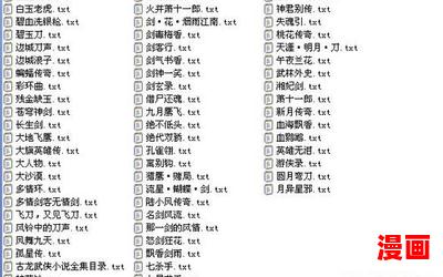 武侠小说无弹窗广告-TXT下载